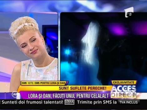 Imagini de la cununiea religioasa a Lorei cu Dan Badea