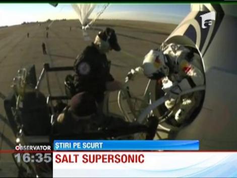 Salt supersonic din stratosfera