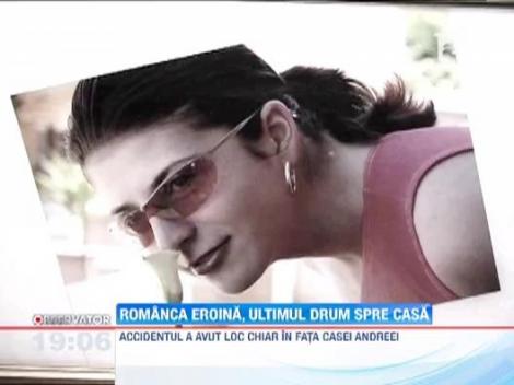 UPDATE / Romanca-eroina din Italia, condusa de sute de oameni pe ultimul drum