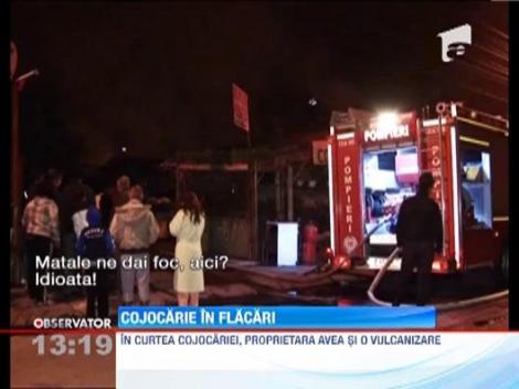 Incendiu cu scandal in Iasi