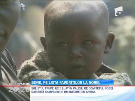 Bono, pe lista favoritilor la premiul Nobelul pentru Pace