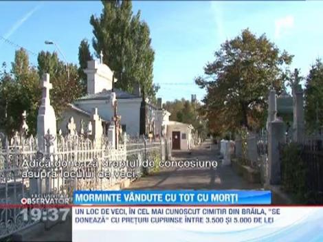 Romanii au ajuns sa-si vanda pana si parintii din mormant!