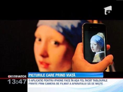 O noua aplicatie pentru iPhone da viata picturilor celebre