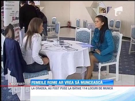 Oradea: Targ de job-uri pentru femeile de etnie roma