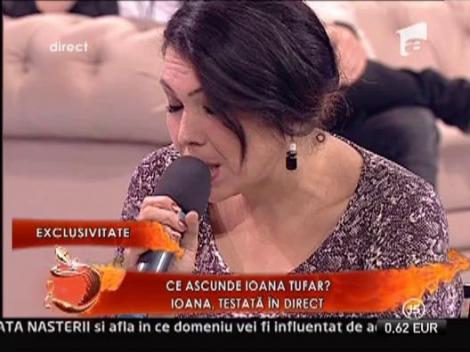 Ioana Tufar, supusa in direct unui test psihologic