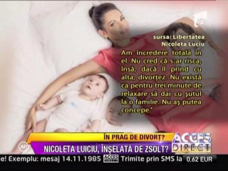 Zsolt Csergo ar fi inselat-o pe Nicoleta Luciu cu o antrenoare de fitness