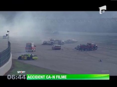 Vezi cel mai tare accident din NASCAR! 