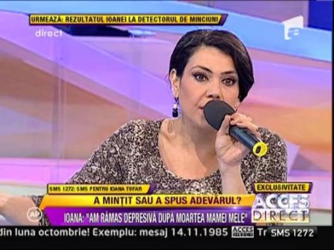 Ioana Tufaru nu este bolnava psihic