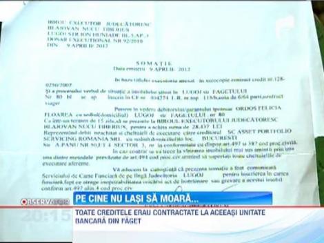 Bani din credite false