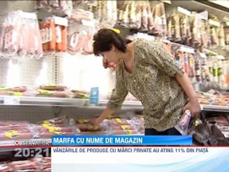 Produsele marca proprie a magazinelor, alegerea pe timp de criza a tot mai multi romani