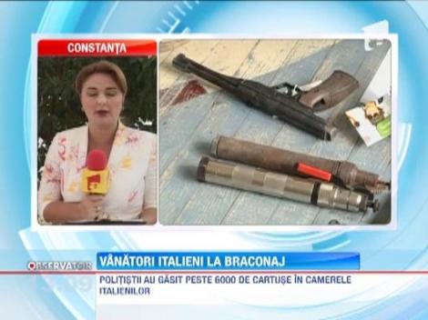 Cincisprezece vanatori italieni sunt audiati pentru braconaj la Cernavoda