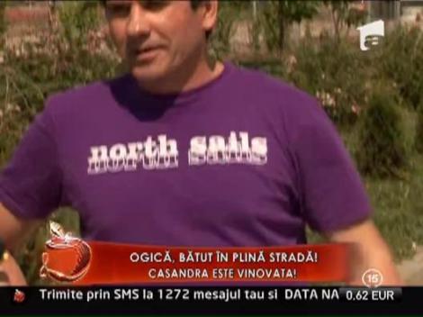 Stelian Ogica a fost batut in plina strada de sotie!