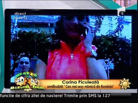 Corina Piculeata, semifinalista "Cea mai sexy mamica din Romania
