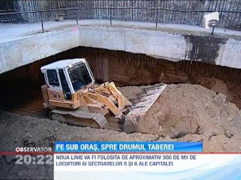 Bucuresti: La Academia Militara se construieste una dintre cele mai adanci statii de metrou din Romania