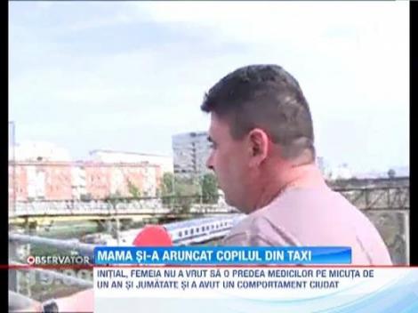 UPDATE! O femeie si-a aruncat bebelusul din masina, pe o strada din Capitala