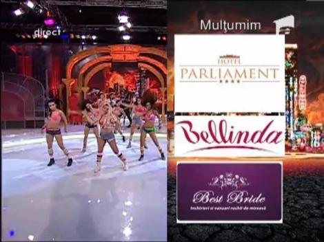 Dans incendiar cu trupa de animatori a clubului Chaboo