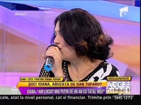 Ioana Tufaru: "A fost greseala vietii mele ca m-am dus la tatal meu"