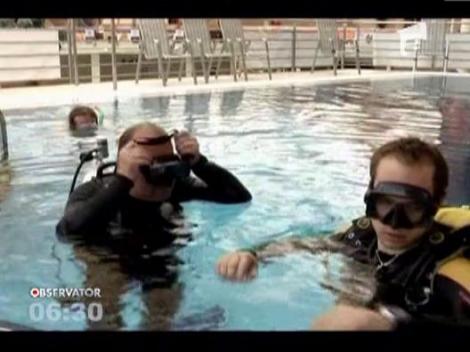 Un ceh a devenit cel mai rapid caricaturist subacvatic din lume 