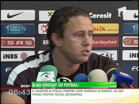 Control antidoping la Steaua: "Suntem drogati cu munca si antrenamente!"