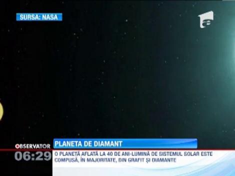 A fost descoperita prima planeta de diamant!