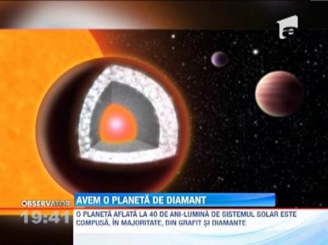 A fost descoperita o planeta de diamant de doua ori mai mare decat Pamantul