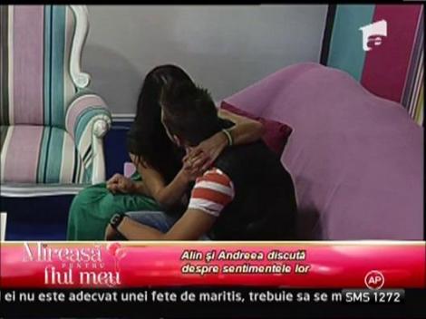 Alin si Andreea discuta despre sentimentele lor