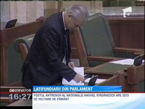 Latifundiarii din Parlament! Politicienii detin sute de hectare de pamant