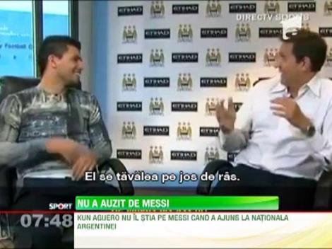 Sergio Aguero a povestit cum l-a cunoscut pe Messi