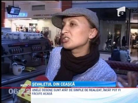 Opere de arta in cafea. Vezi cum "picteaza" un barista profesionist!