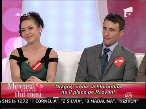 Dragos a afirmat ca Florenrina vrea sa formeze un cuplu cu Razvan pentru a ramane in competitie