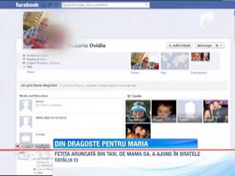 Maria, fetita aruncata din taxi, a plecat la noua ei casa