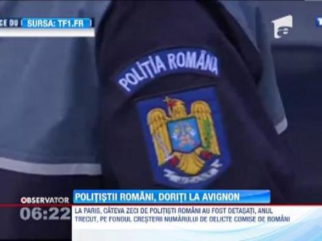 Politistii romani ar putea fi detasati in Franta pentru noi misiuni