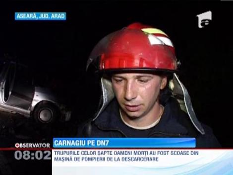 Ancheta in urma accidentului teribil de pe DN7 in care au murit opt persoane