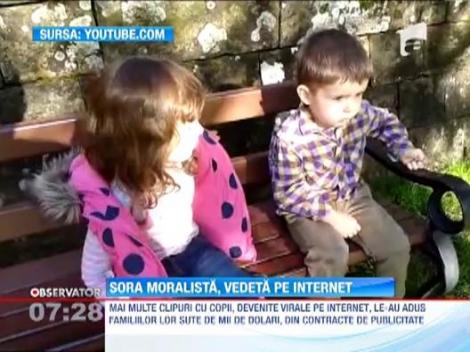 VIDEO. "Ai aproape trei ani, poarta-te ca atare!" - mesajul surorii moraliste, care a ajuns vedeta pe internet