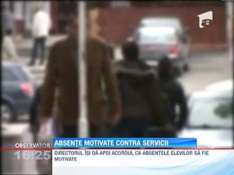 Ancheta la un liceu din Craiova, dupa ce directorii motivau absentele elevilor in schimbul unor servicii personale