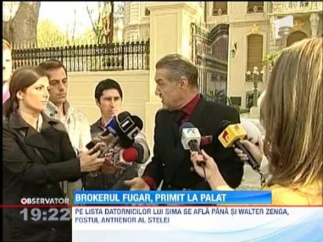 Gigi Becali, mediator intre Cristian Sima si datornici. I-a promis brokerului ca ii ofera protectie, daca se intoarce in Romania