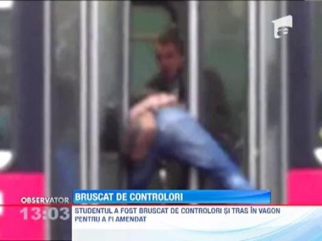 Student bruscat de controlori la Iasi