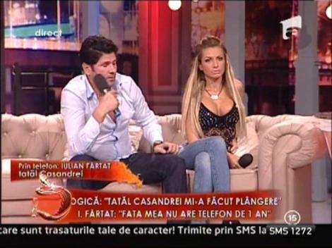 Iulian Fartat, tatal Casandrei: "Ogica nu ne lasa sa ne vedem fata!"