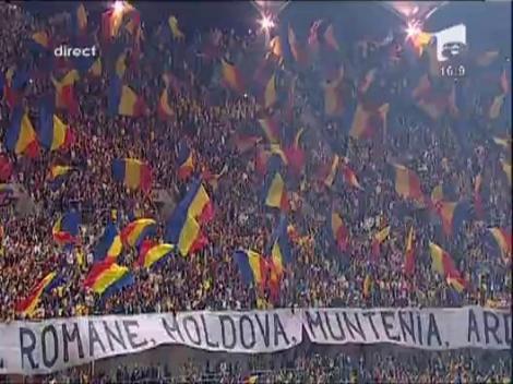 Momente de magie pe National Arena. A vibrat stadionul pe imnul tricolorilor!