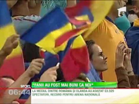 Suporterii romani, mai buni ca jucatorii! O mare de steaguri tricolore pe Arena Nationala