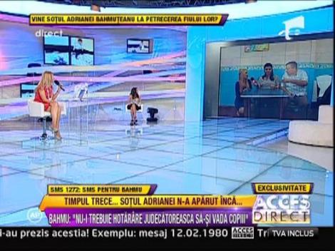 Bahmu: "Maxi s-ar bucura sa-l vada pe tatal lui"