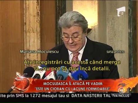 Somera Mariana Moculescu il face praf pe Corneliu Vadim Tudor: "Este un tolomac, un cioban si un oportunist"