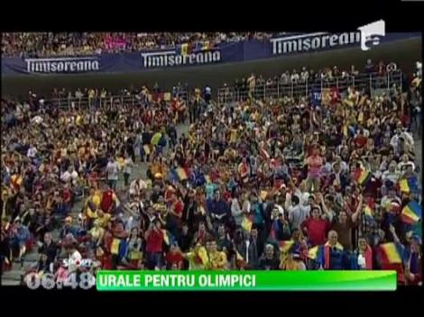 Olimpicii romani medaliati la Londra, ovationati de peste 53 de mii de spectatori