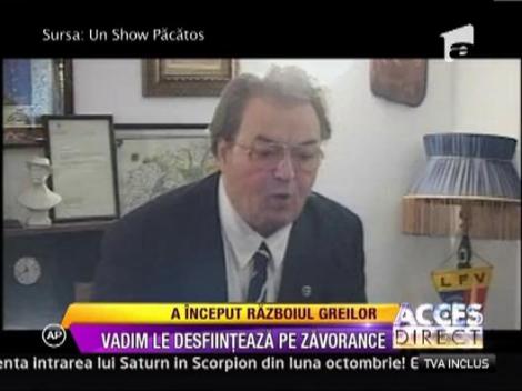 Corneliu Vadim Tudor, in razboi cu Oana si Marioara Zavoranu