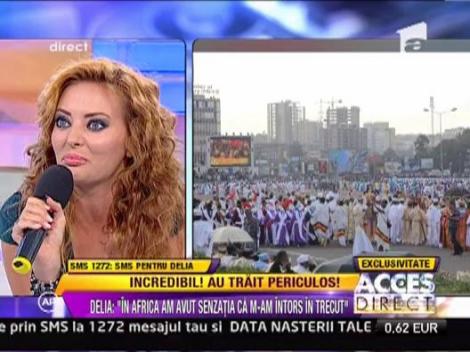 Delia si Alexa, luna de miere plina de peripetii in Africa: "Am avut senzatia ca m-am intors in timp"