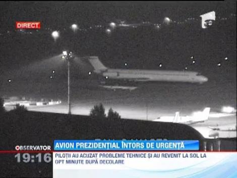 Avionul presedintelui georgian Mihail Saakasvili a fost intors de urgenta pe aeroportul Baneasa