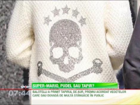 Mario Balotelli a fost premiat pentru extravaganta! Atacantul a primit "Tapirul de Aur"