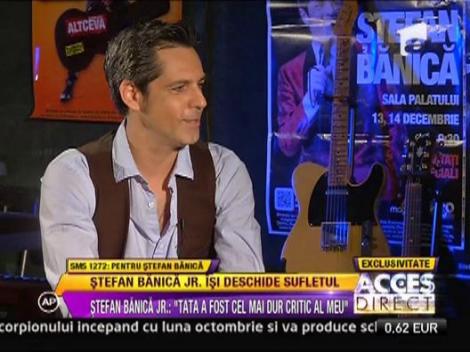 EXCLUSIV! De vorba cu Stefan Banica Jr.: "Tata a fost cel mai dur critic al meu"