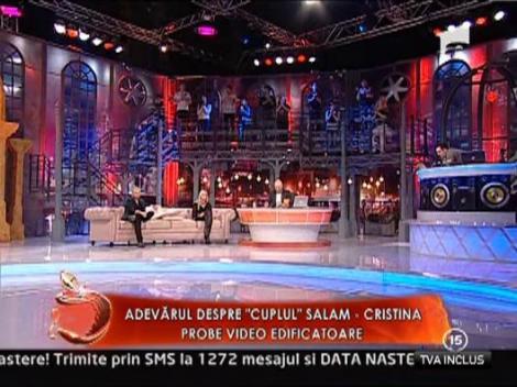 Vezi aici adevarul despre "cuplul" Salam - Cristina! Probe video edificatoare!