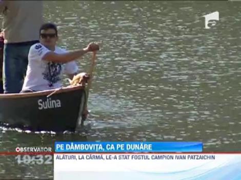 Plimbari cu canotca pe Dambovita alaturi de Ivan Patzaichin 